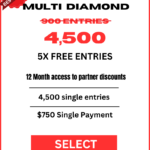 MULTI DIAMOND PACKAGE (4500 ENTRIES)
