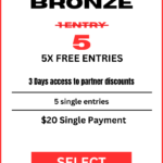 BRONZE PACKAGE (5 FREE ENTRIES)
